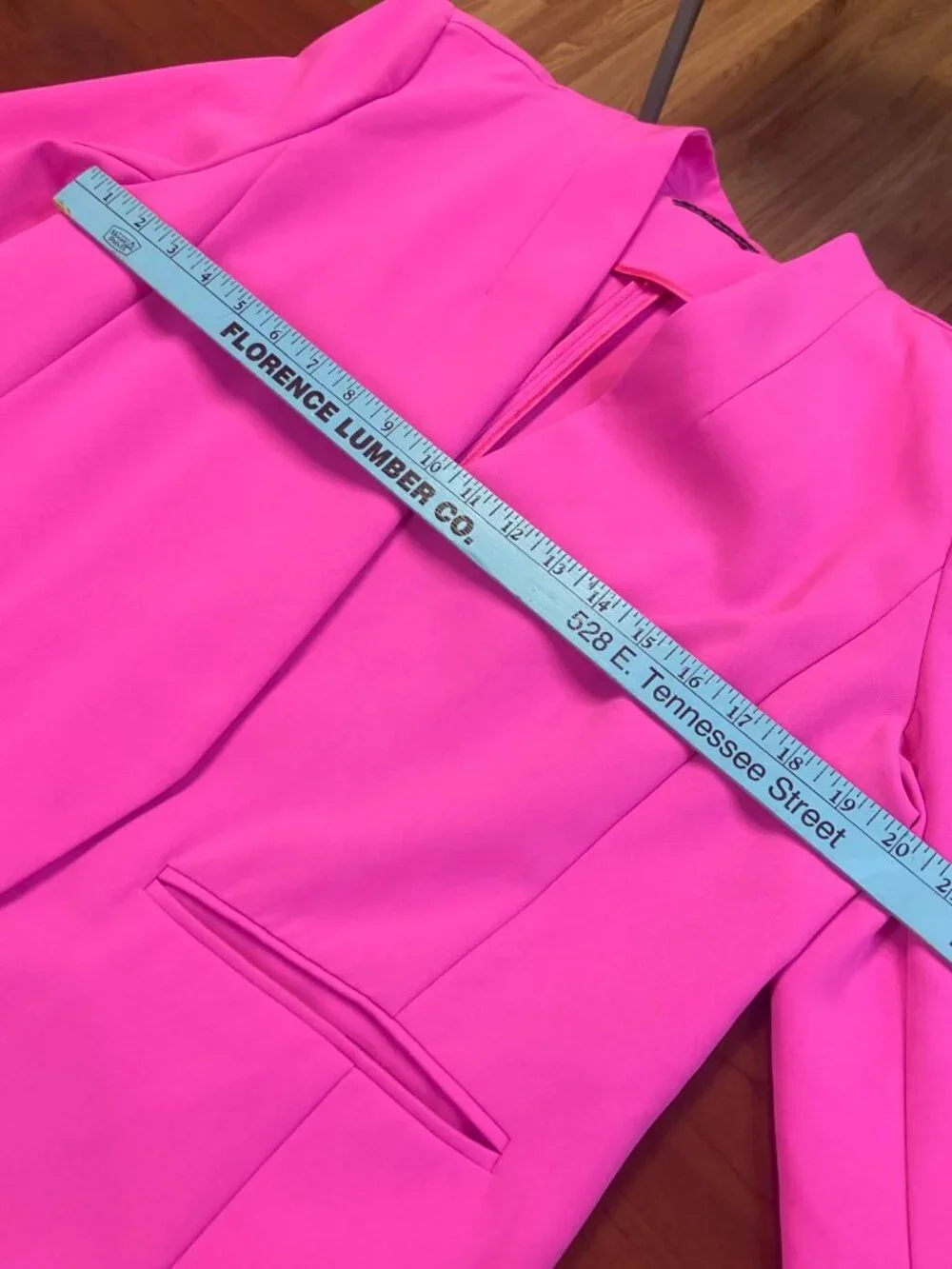 Bagatelle Unlined Hot Pink Long Sleeved Jacket Size XL
